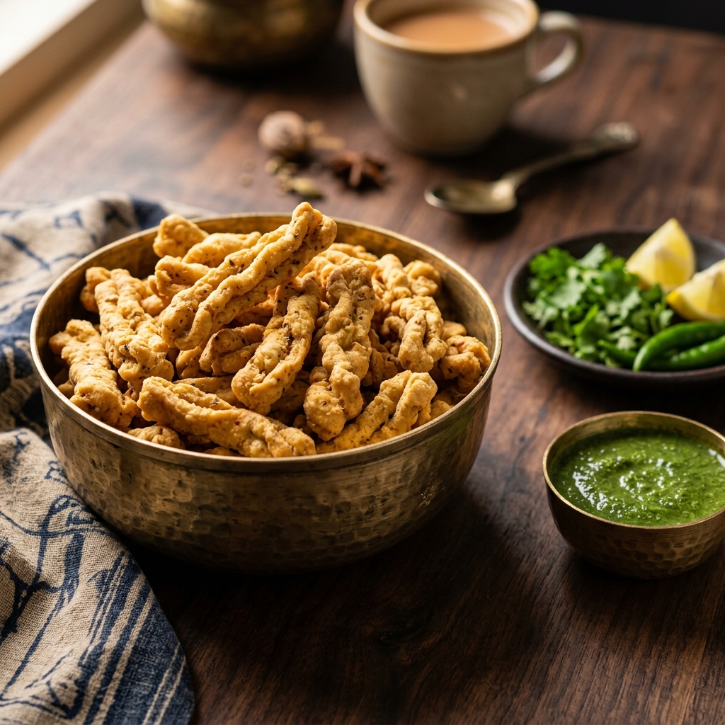 Crispy Bhavnagri Gathiya